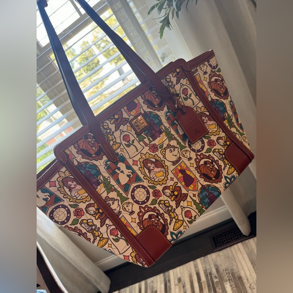 (NWT) Beauty and the Beast Large Shopper Tote 🥀 Dooney & Bourke - Picture 8 of 8
